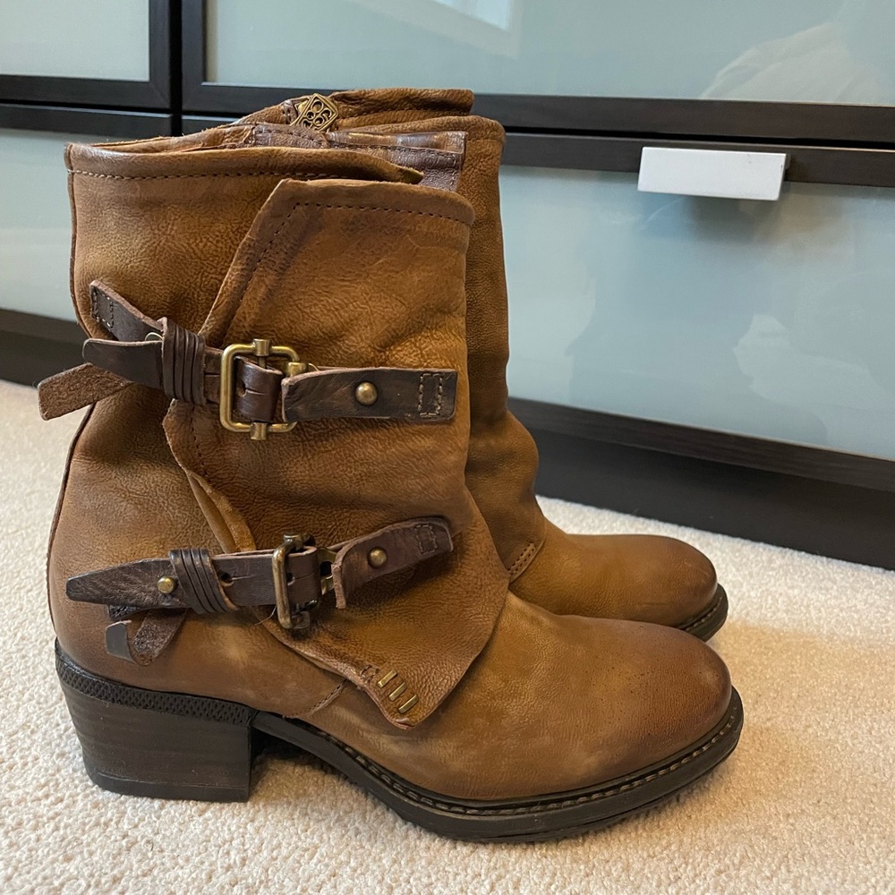 A.S.98 x Free People Moto Boots